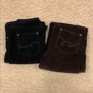Motherhood Maternity stretch corduroy pants set